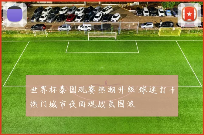 世界杯泰国观赛热潮升级 球迷打卡热门城市夜间观战氛围浓